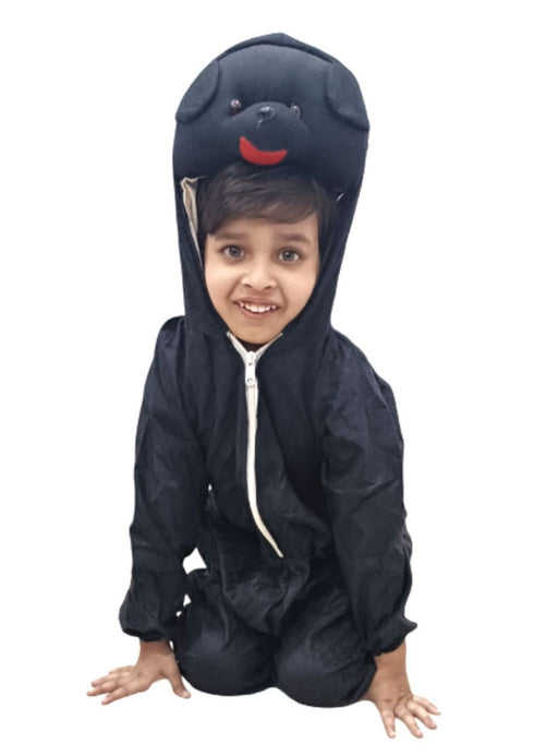 BookMyCostume Black Baloo Bear Jungle Book Animal Character Fancy Dress Costume for Kids